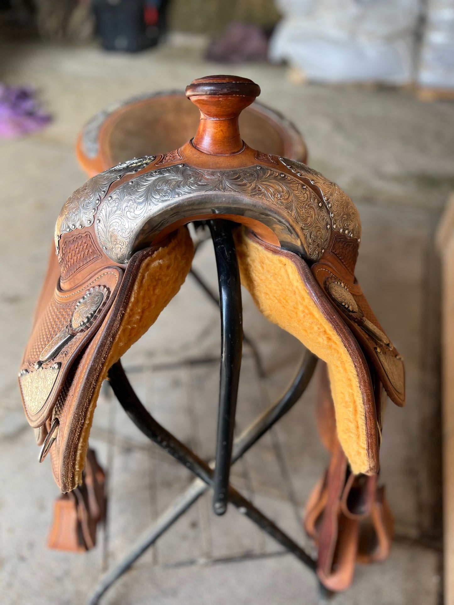🍁 SOLD 🍁 Equitation Model Bob’s Custom Saddle