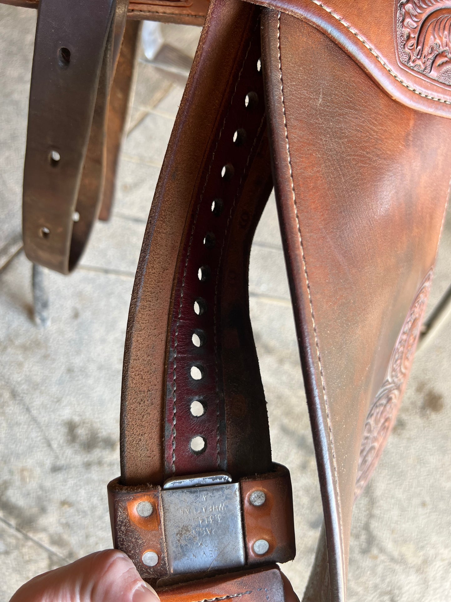 🍁SOLD🍁 16” Bob’s Custom Saddle Duane Latimer
