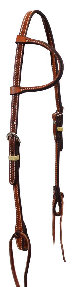Basketweave Slip Ear Headstall