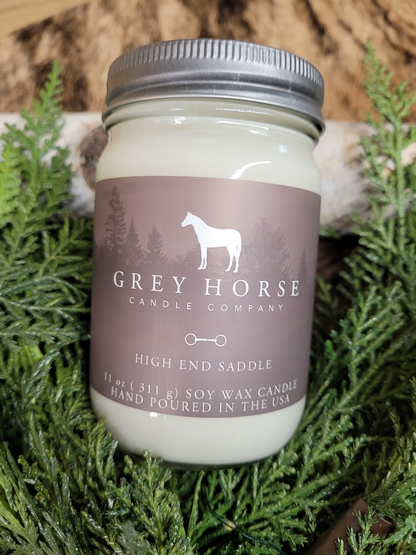 Grey Horse Candles