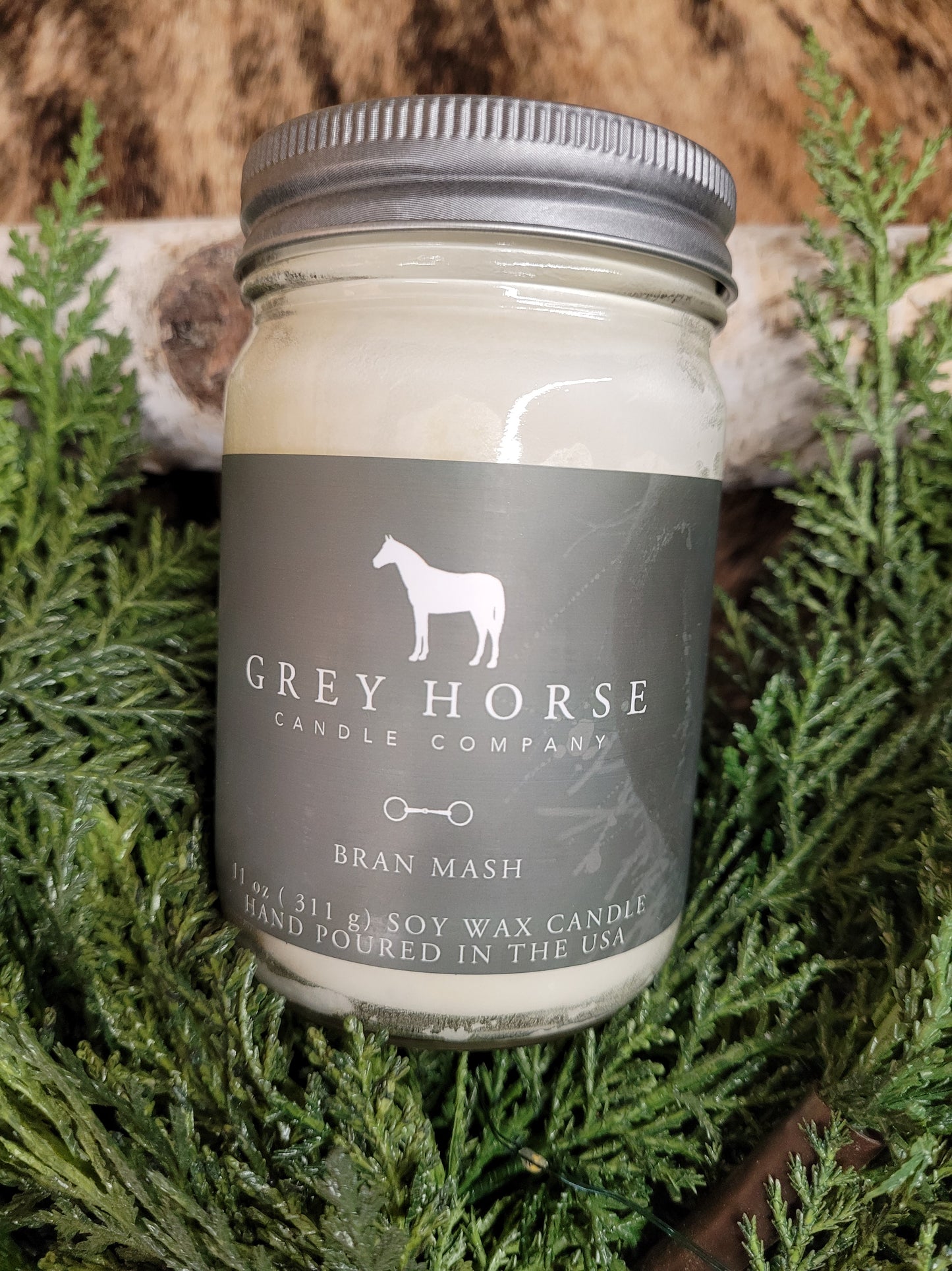 Grey Horse Candles