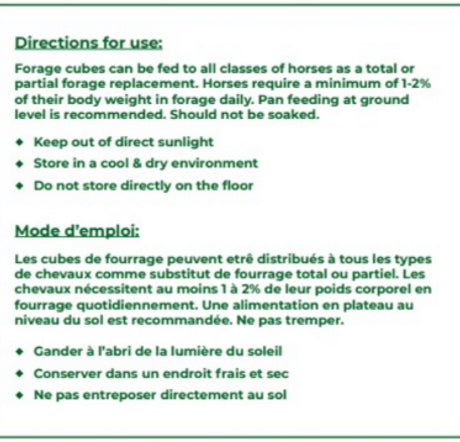 MAAAX Long Fibe Forage Cubes -pick up only