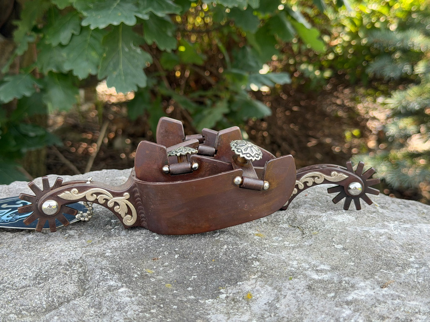 Tom Balding ladies floral spurs