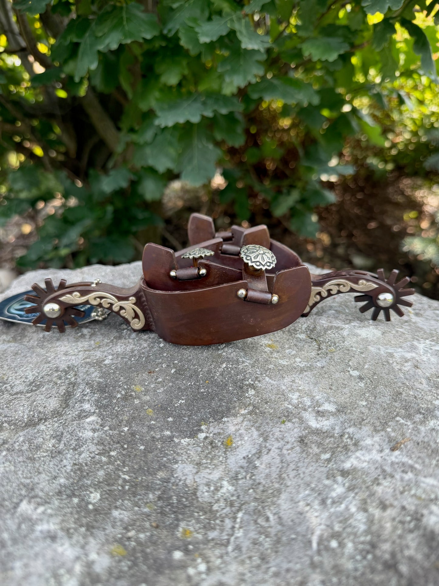 Tom Balding ladies floral spurs