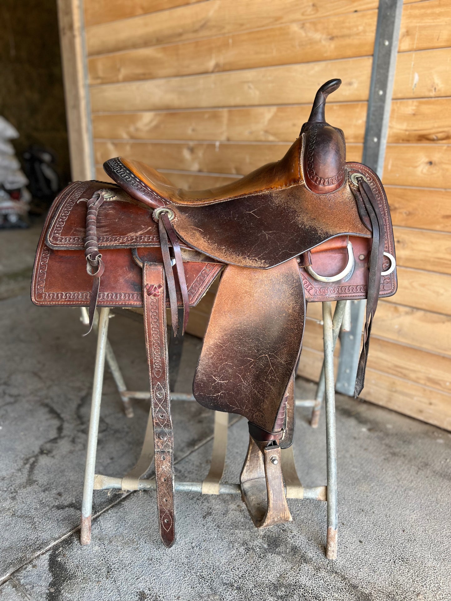 🍁In Stock 🍁 16” Bob’s Custom Saddle Bob Avila Cowhorse