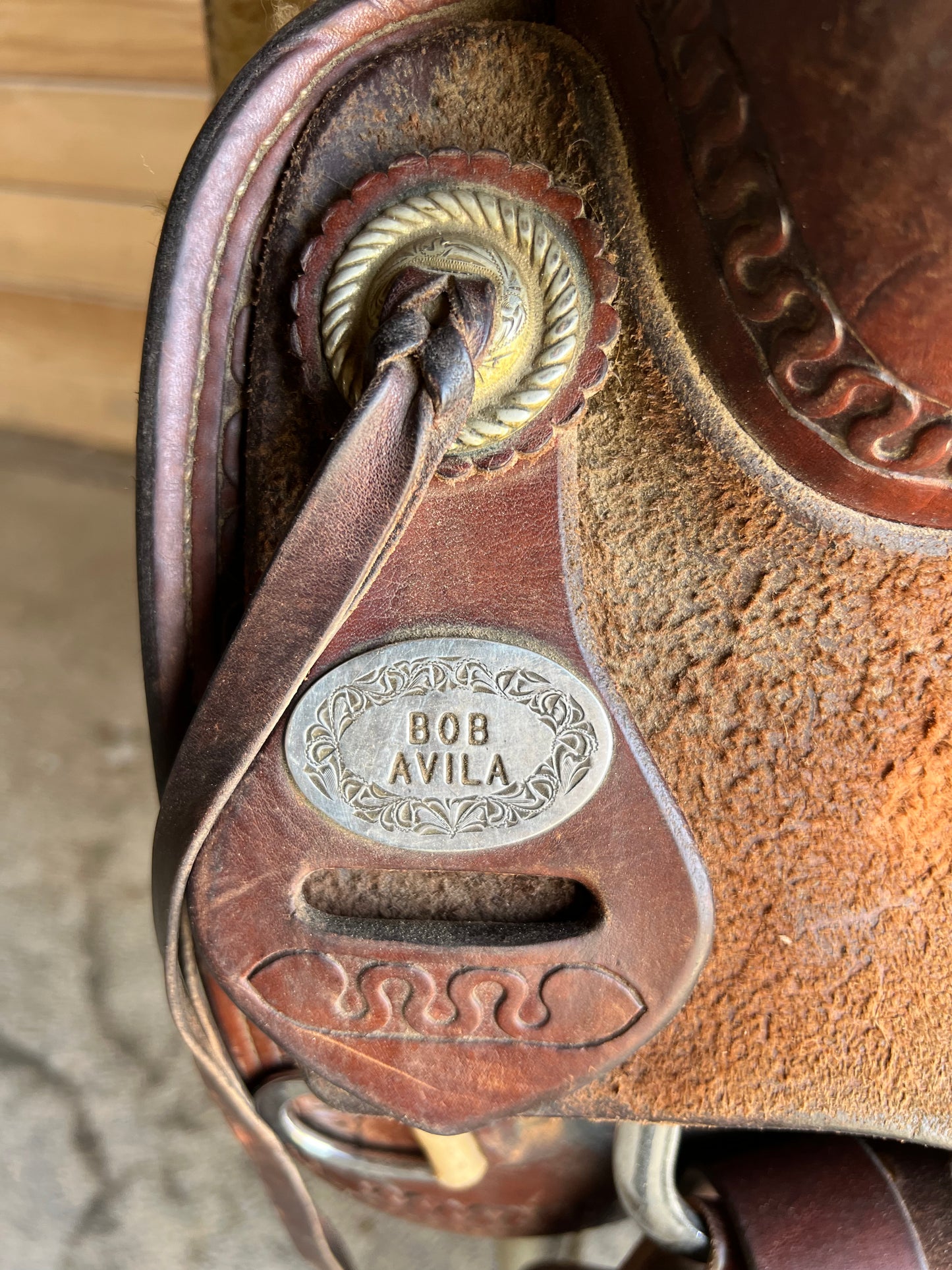 🍁SOLD 🍁 16” Bob’s Custom Saddle Bob Avila Cowhorse