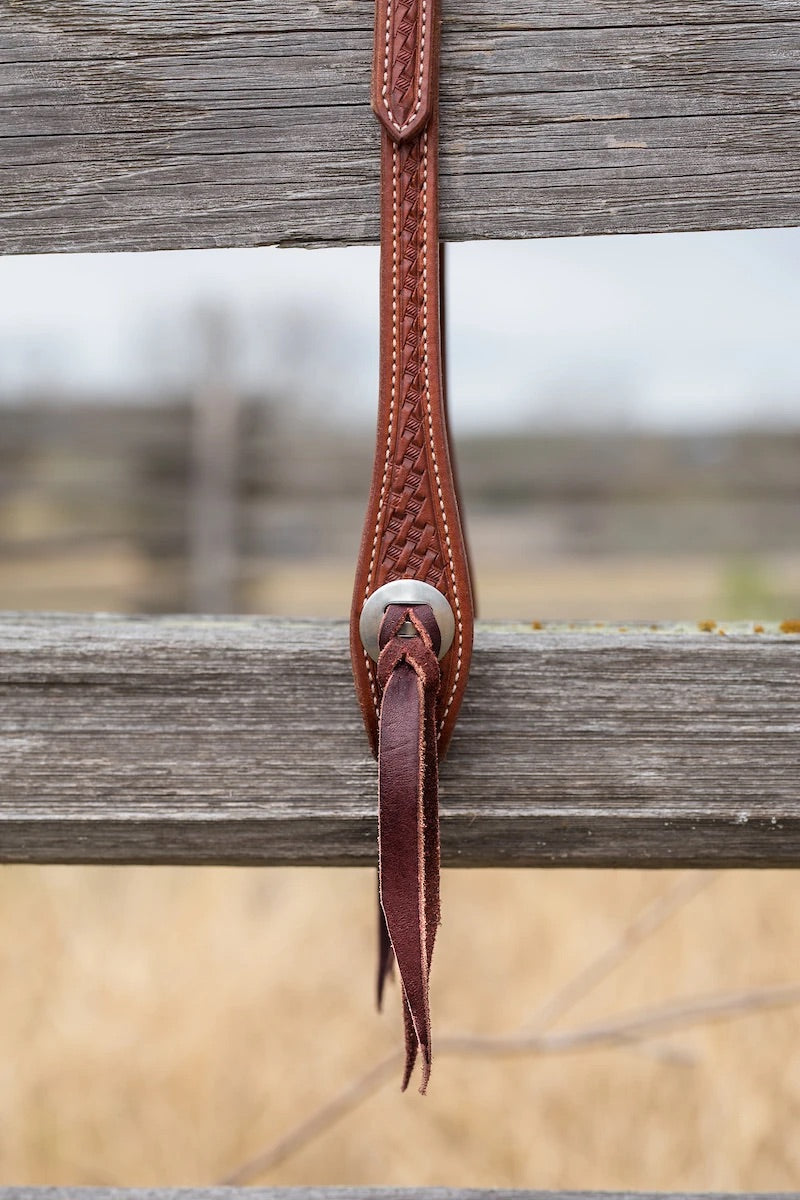 Roughrider Basket One Ear Headstall-CUSTOM ORDER ONLY