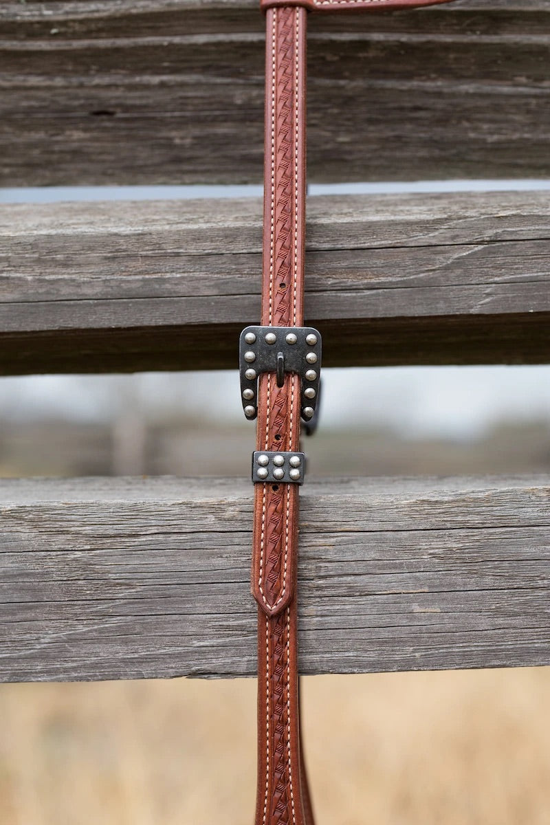 Roughrider Basket One Ear Headstall-CUSTOM ORDER ONLY